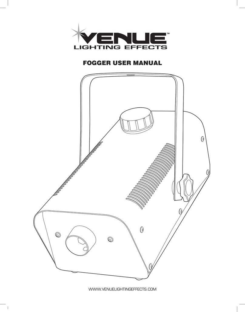 Venue Lighting Effects Party Pack Fogger User manual