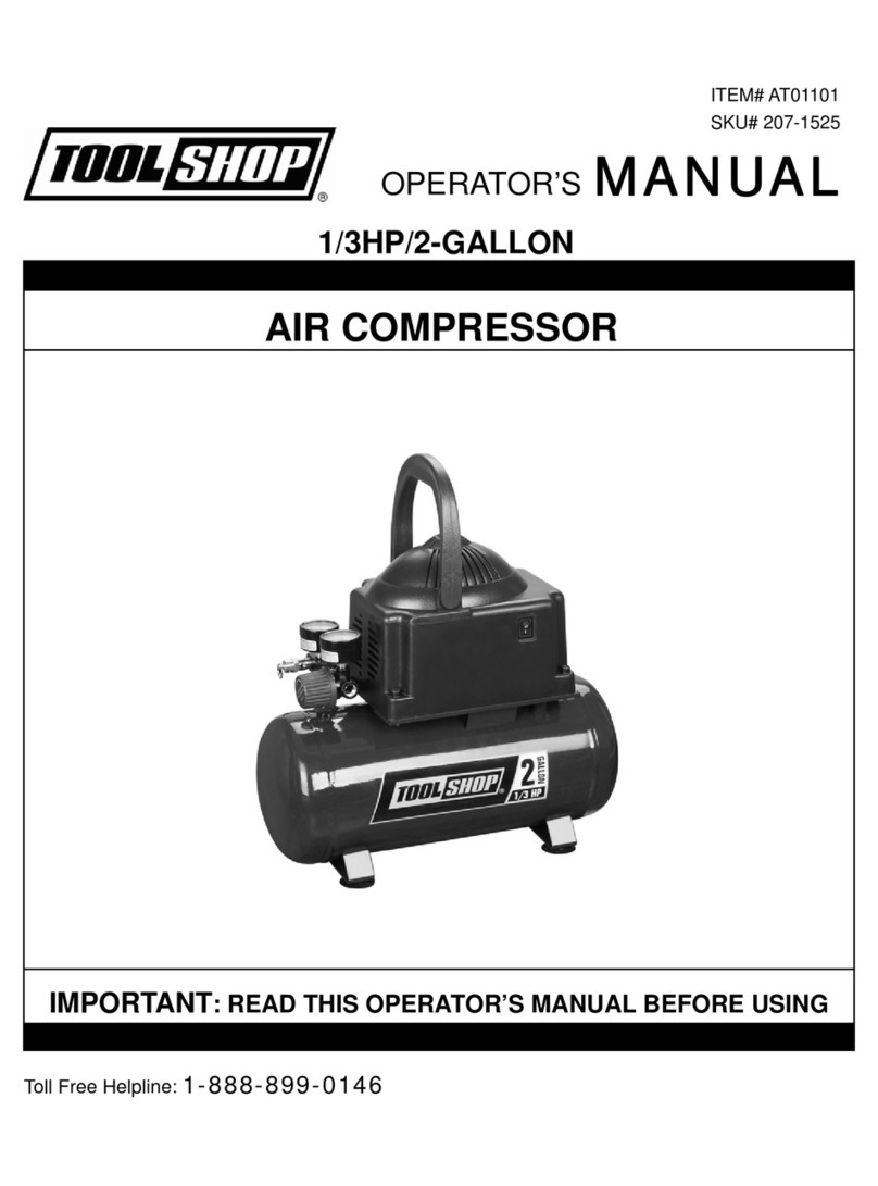 Toolshop AT01101 Operator's manual Toolshop AT01101 Operator's manual