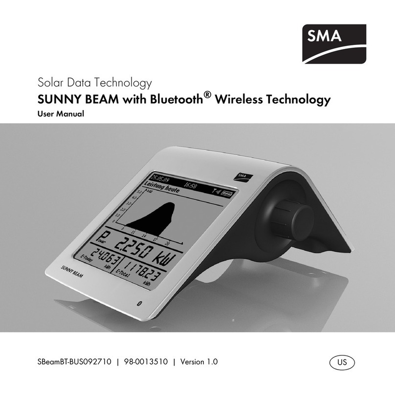 SMA SBeamBT-BUS092710 user manual