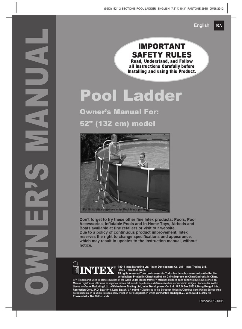 Intex 52" owner's manual