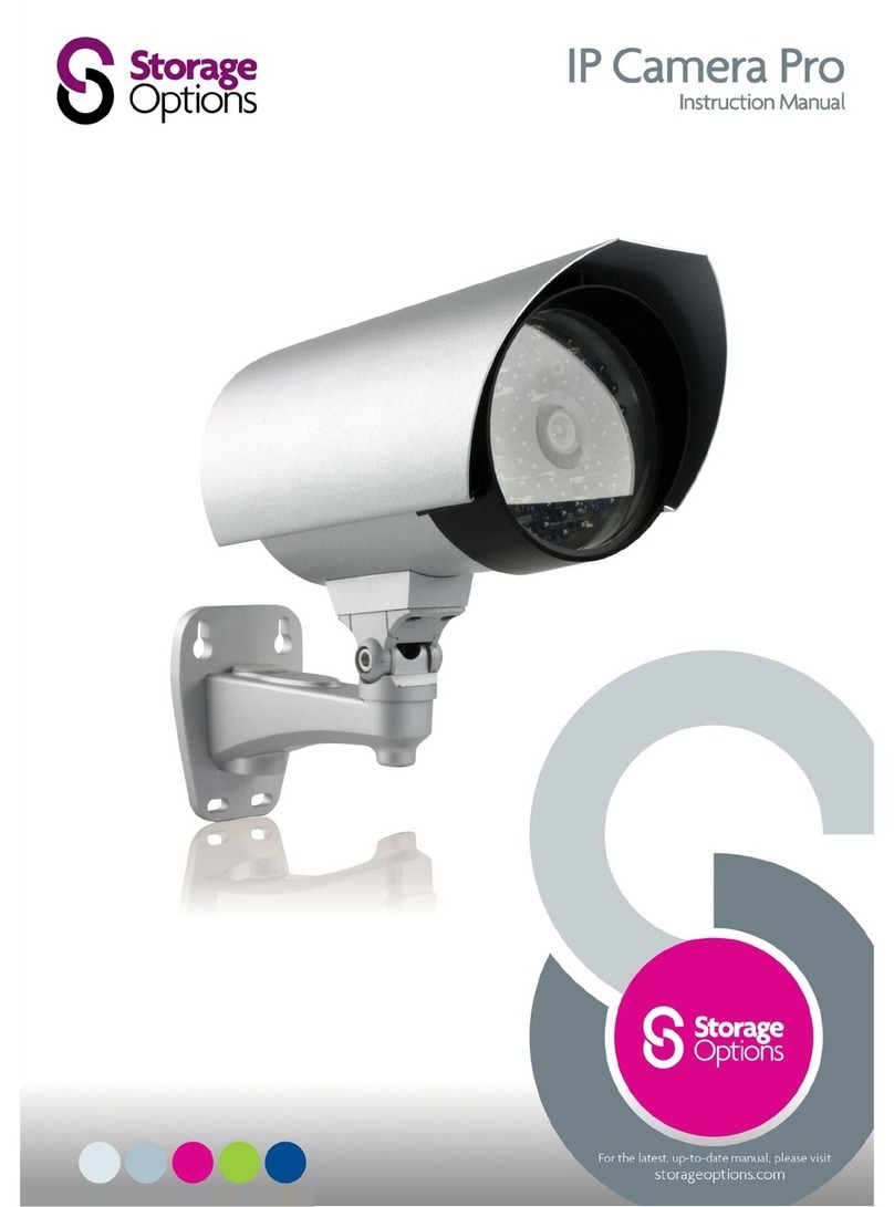Storage Options Ip camera Pro instruction manual