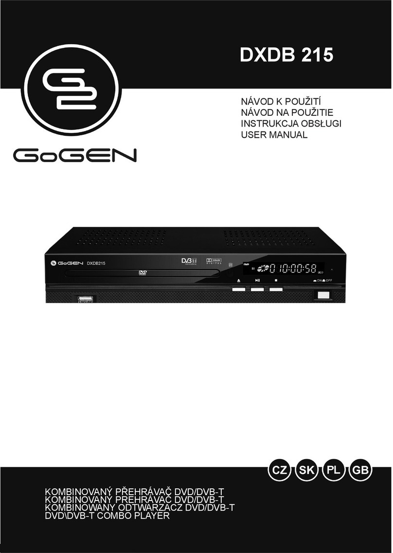 Gogen DXDB 215 user manual