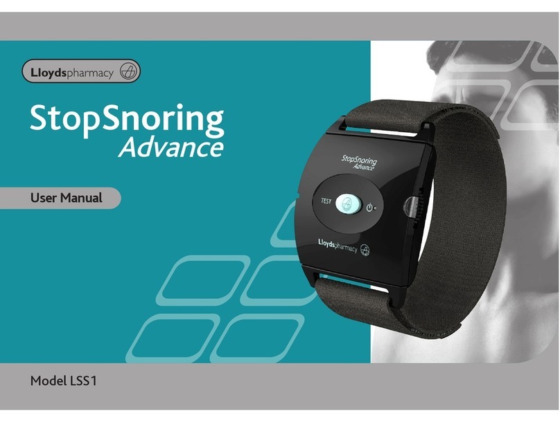 HARVARD StopSnoring Advance LSS1 user manual