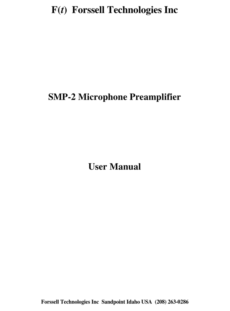 Forssell Technologies SMP-2 user manual