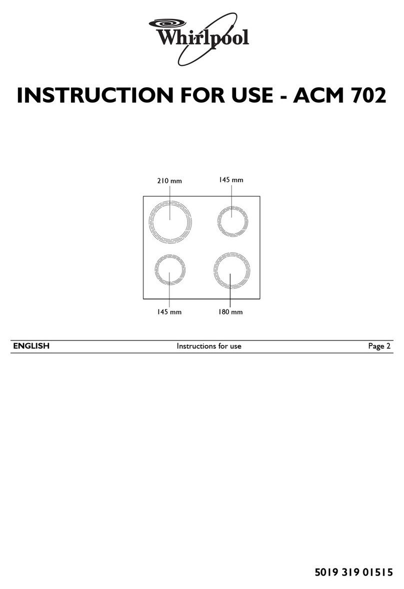 Whirlpool ACM 702 Instructions for use Whirlpool ACM 702 Instructions for use