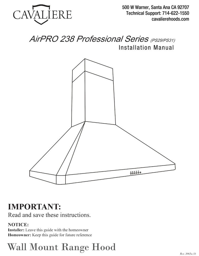 Cavaliere AirPRO 238 User manual