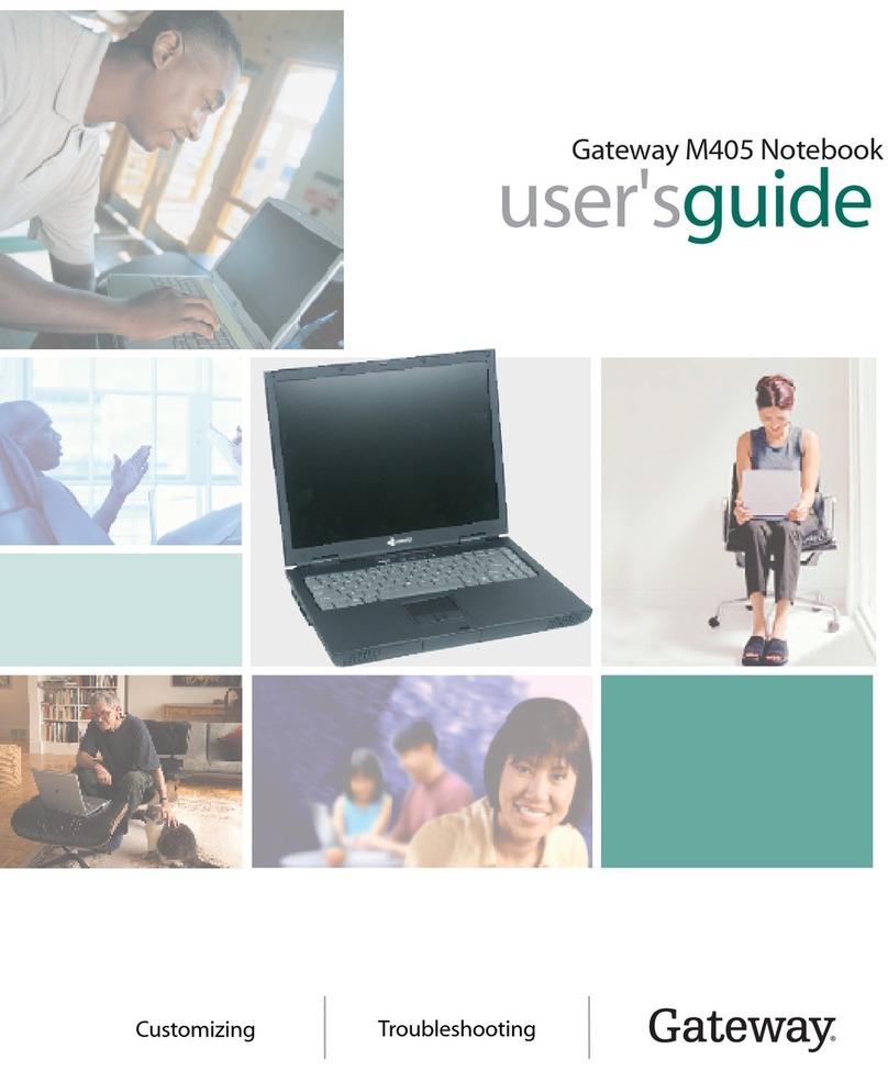 Gateway M405 User manual