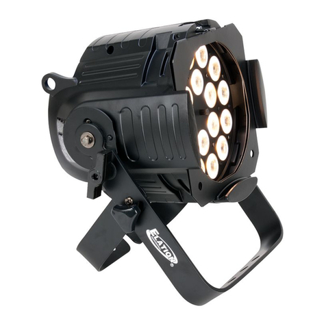 Elation Opti Tri White Par User instructions