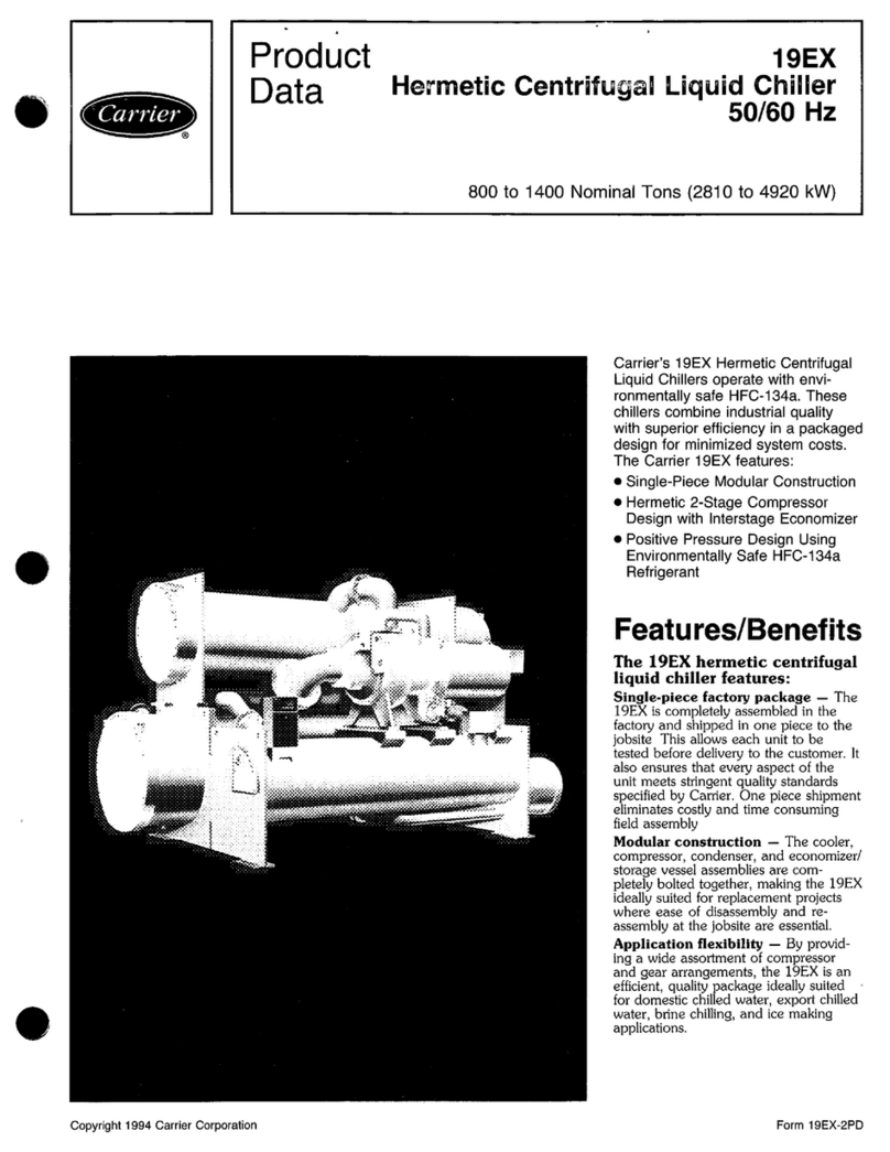 Carrier 19EX Series Operation manual Carrier 19EX Series Operation manual