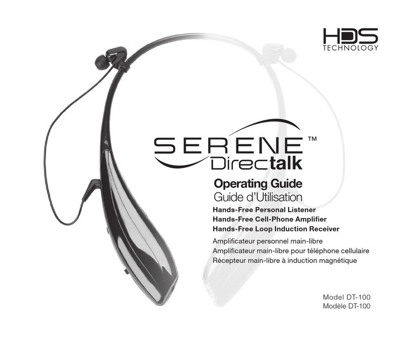 HDS Technology Serene DirecTalk DT-100 operating guide