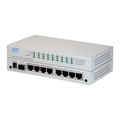 KTI Networks KGS-810F User manual