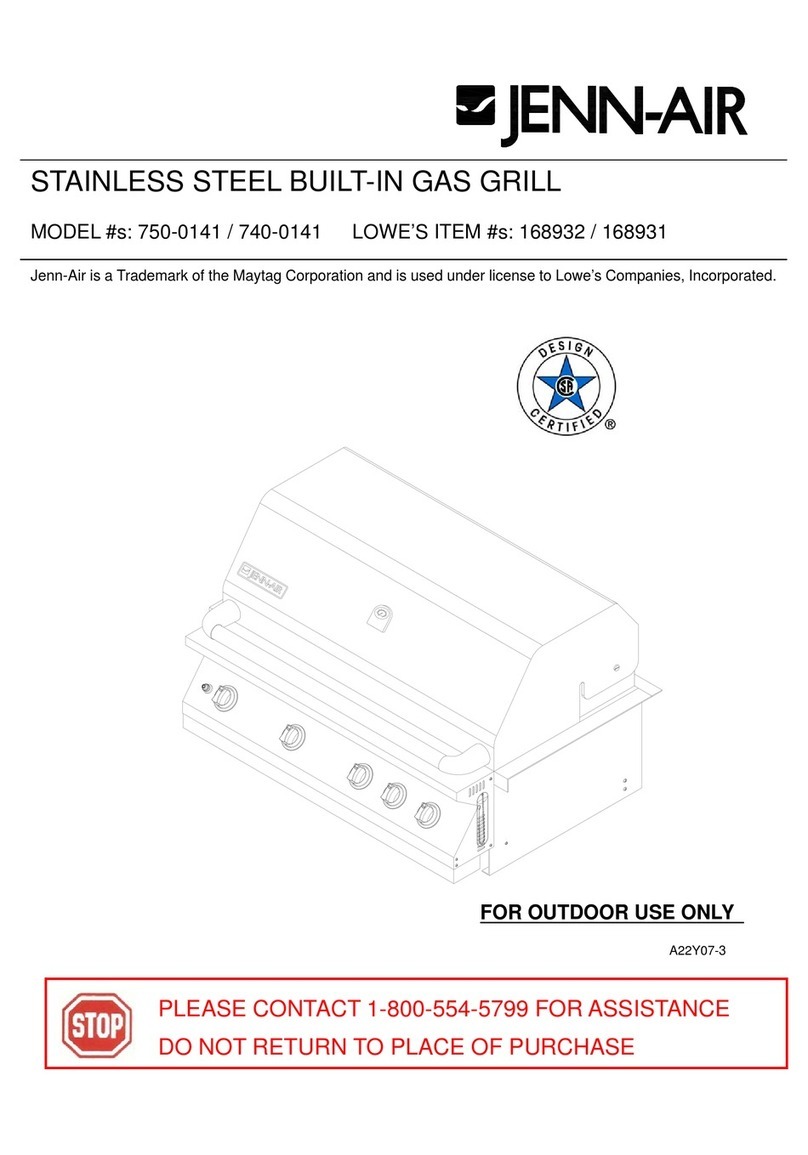 Jenn-Air 750-0141 manual