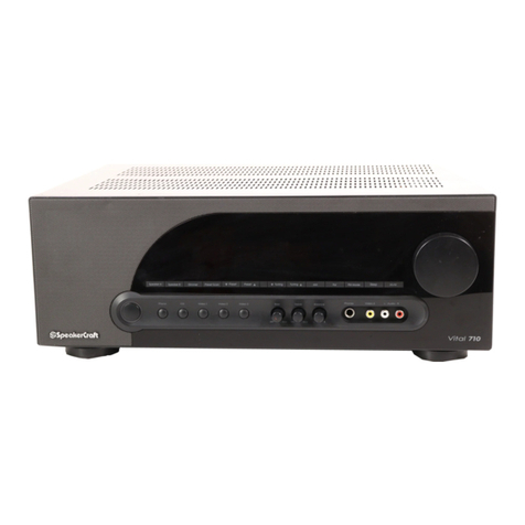 SpeakerCraft Vital 710 User manual