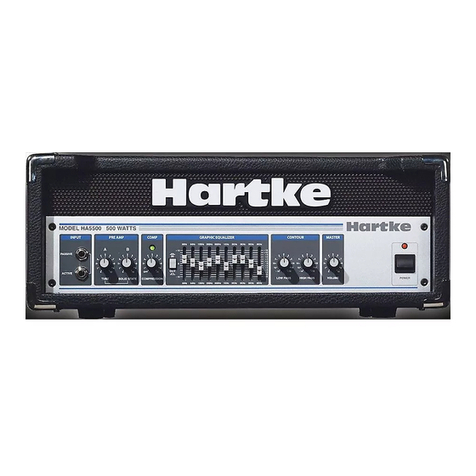 Hartke HA5500 owner's manual