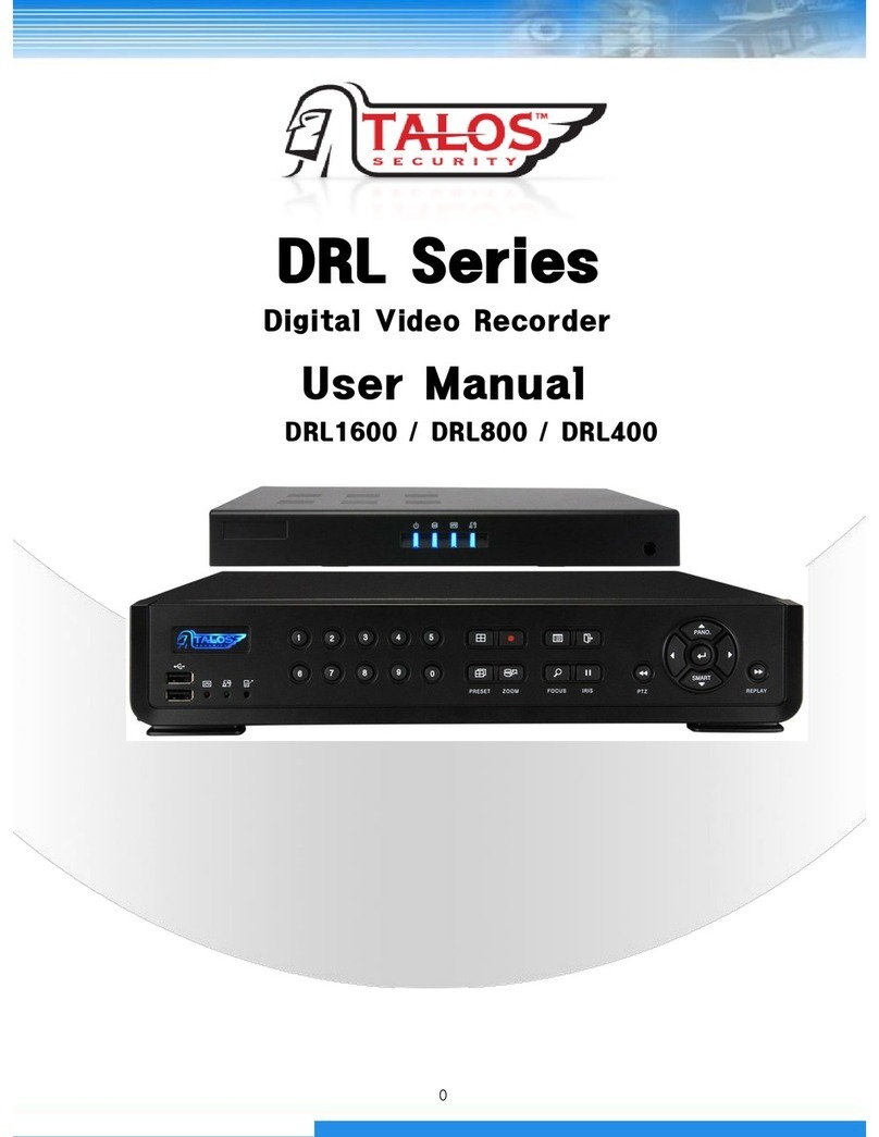 Talos Security DRL1600 User manual Talos Security DRL1600 User manual