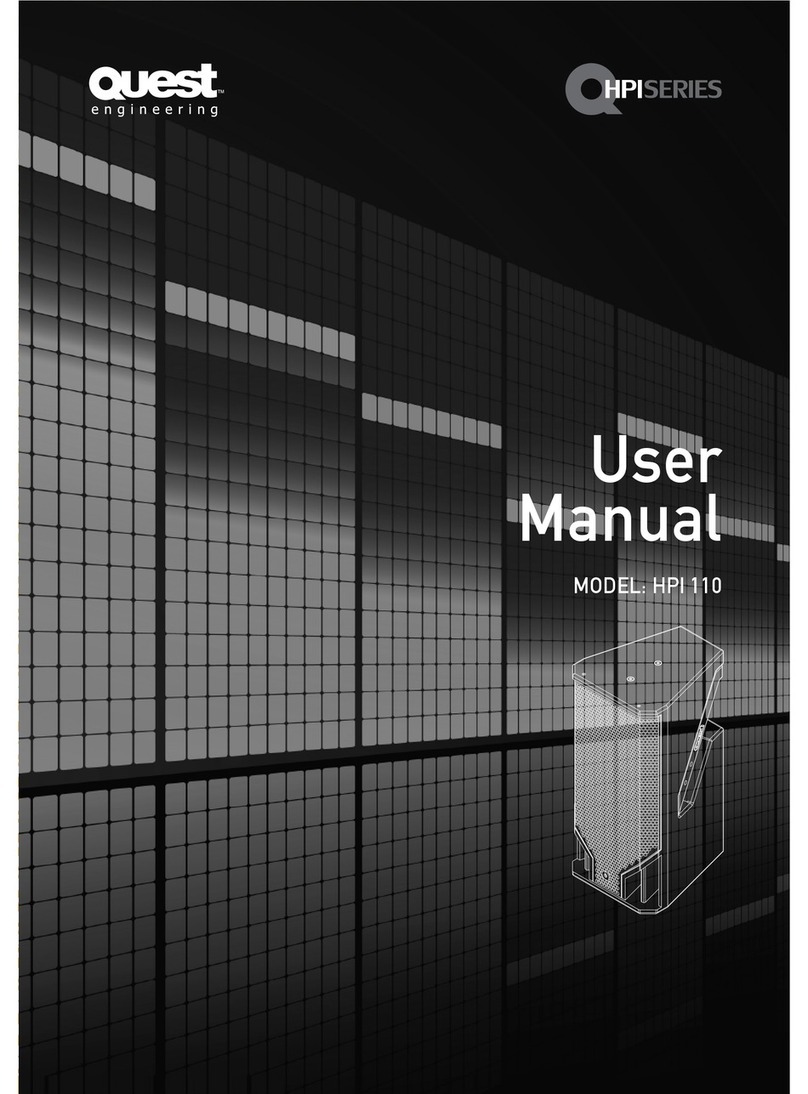 Quest Engineering HPI 110 User manual Quest Engineering HPI 110 User manual