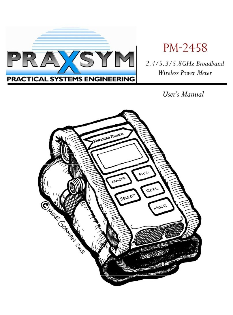 PRAXSYM PM-2458 user manual
