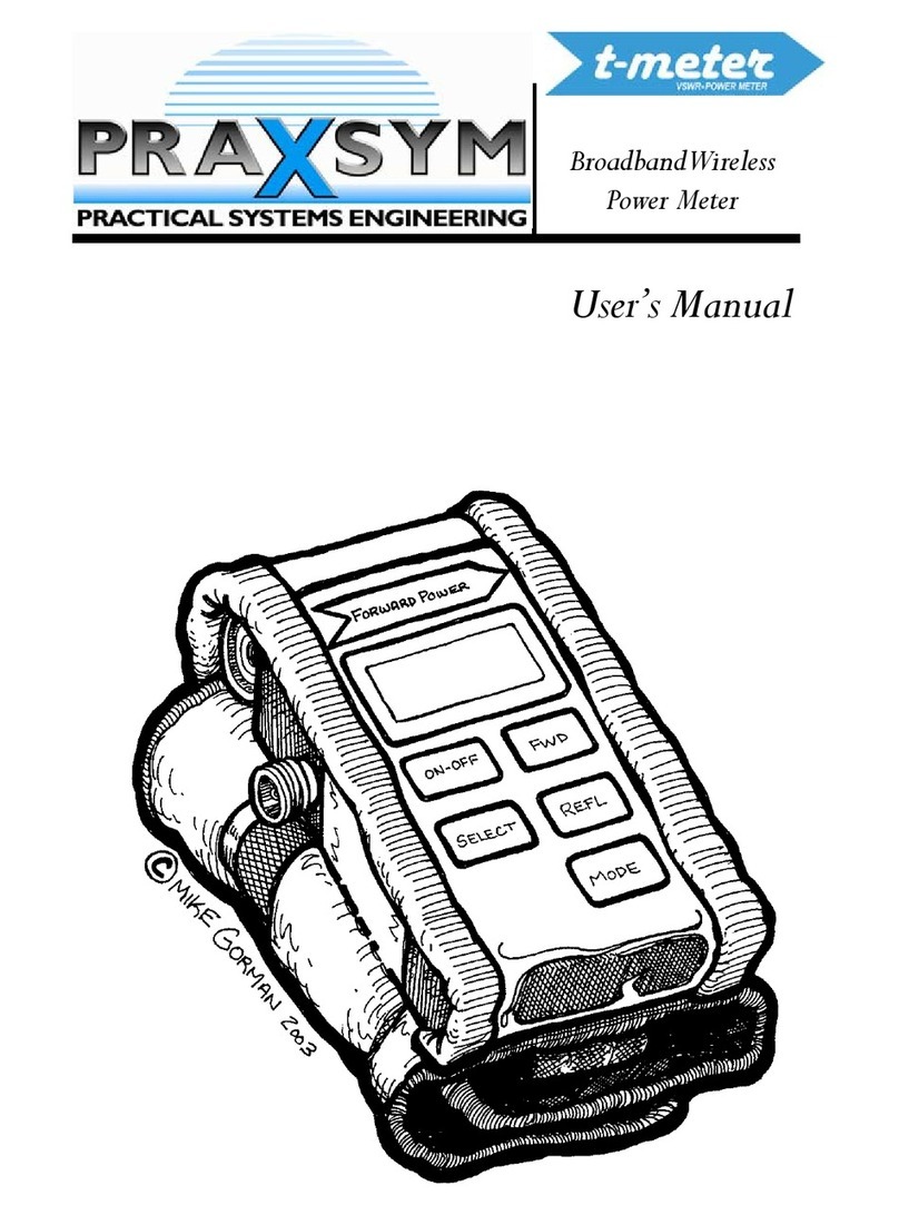 PRAXSYM t-meter user manual