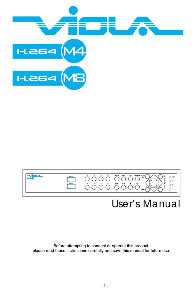 Viola Systems H.264 User manual
