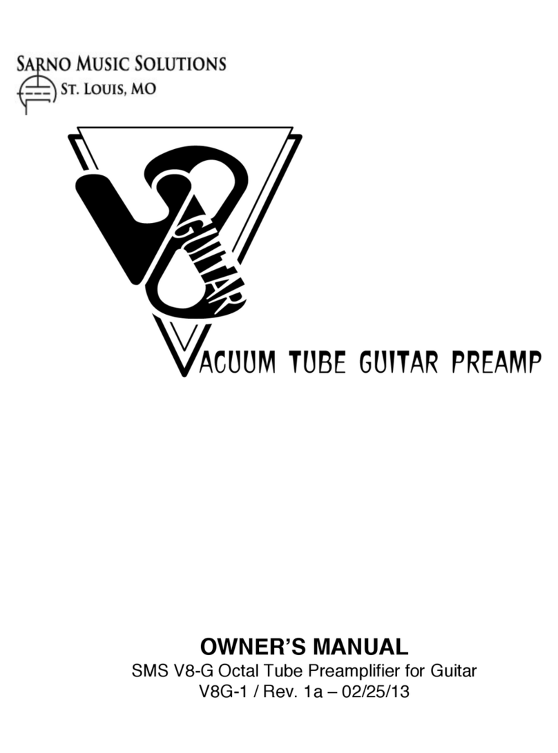 SMS SMS V8-G owner's manual