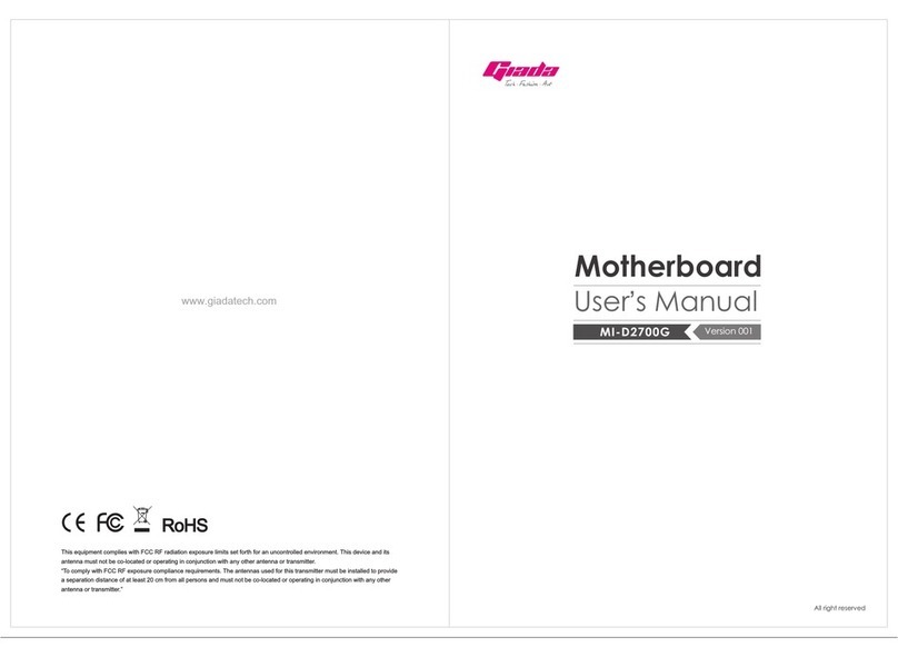 Giada MI-D2700G User manual