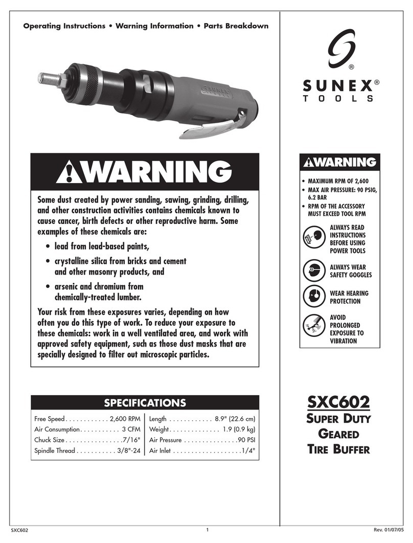 Sunex Tools SXC602 User manual