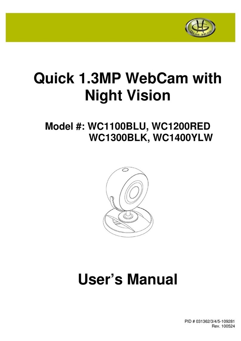 Gearhead WC1100BLU user manual