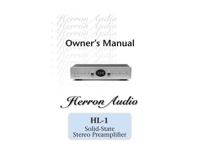 Herron Audio HL-1 User manual Herron Audio HL-1 User manual