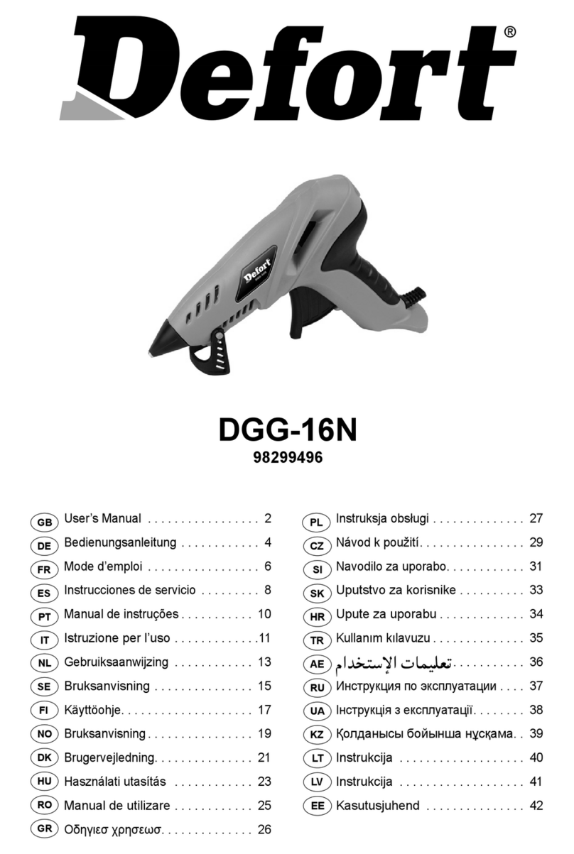 Defort DGG-16N user manual