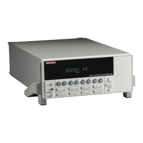Keithley 6514 User manual Keithley 6514 User manual