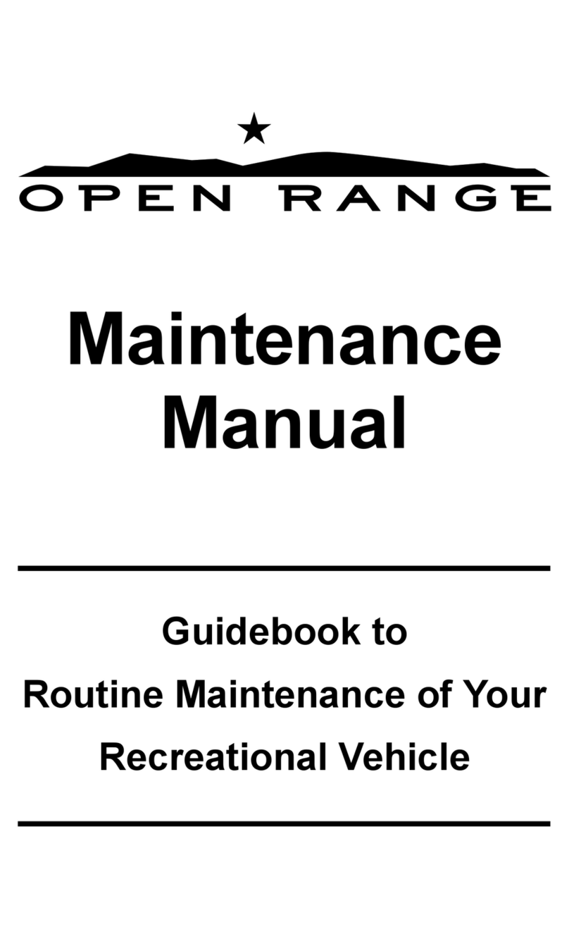 Open Range Recreational Vehicle Maintenance manual