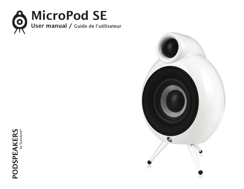 Scandyna PODSPEAKERS user manual