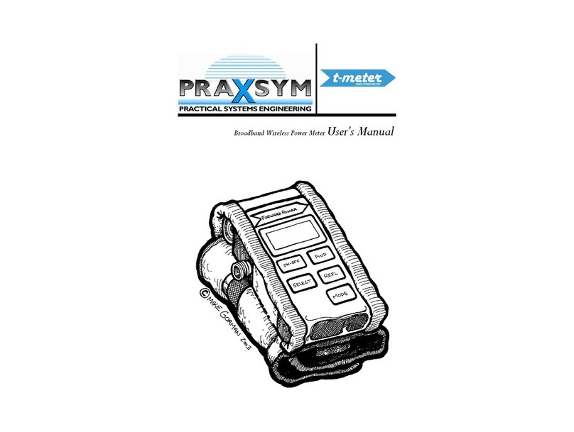 PRAXSYM t-meter User manual