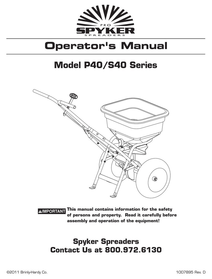 SPYKER S40 Series Operator's manual