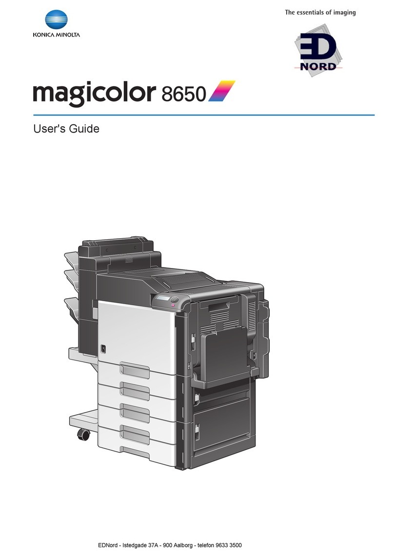 Konica Minolta magicolor 8650DN user guide