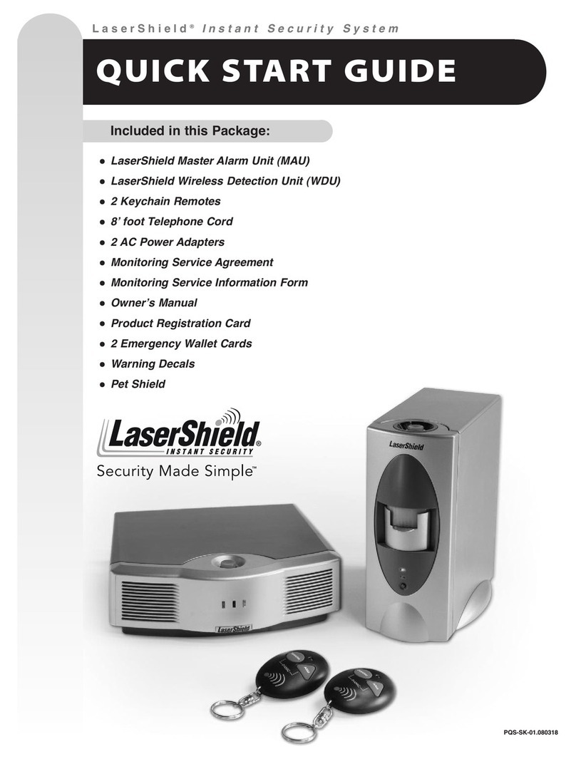 LaserShield Instant Security System quick start guide
