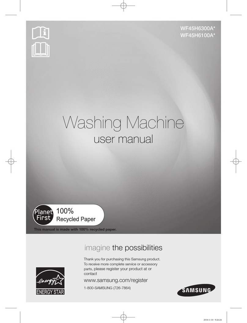 Samsung WF45H6300A user manual