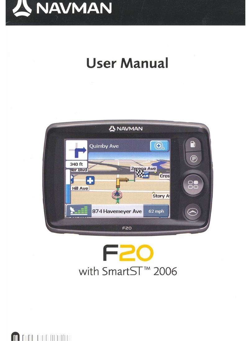 Navman F-Series F20 User manual
