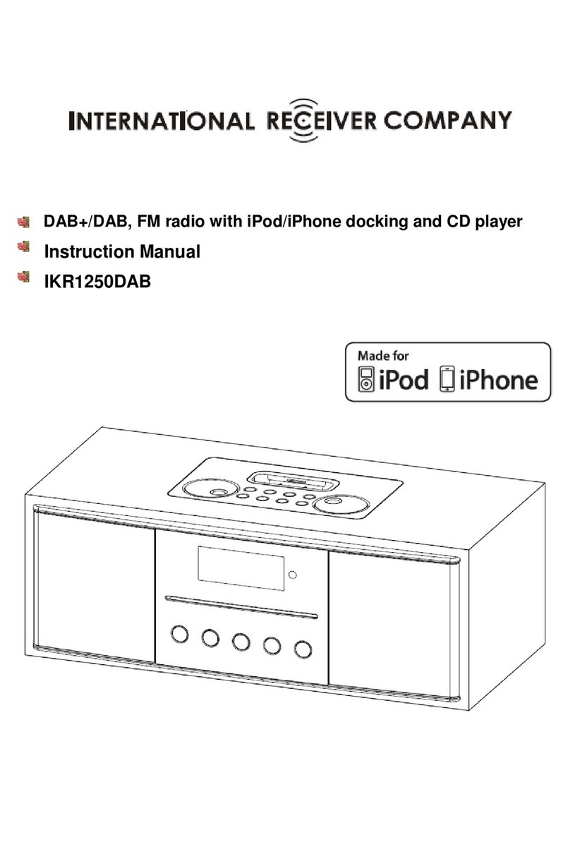 International Receiver Company IKR1250DAB instruction manual