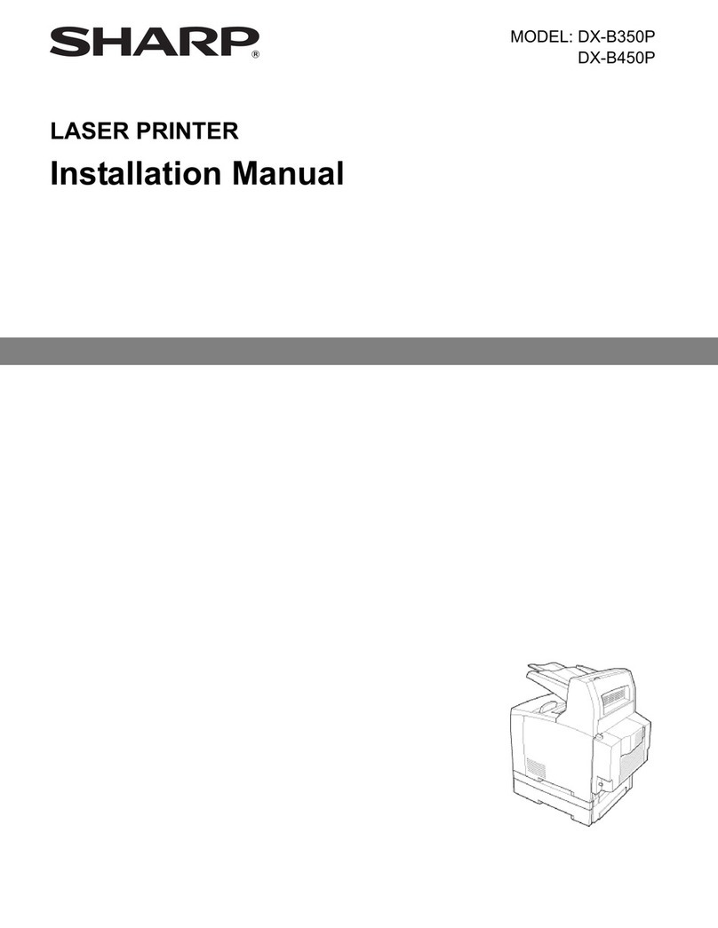Sharp DX-B350P User manual