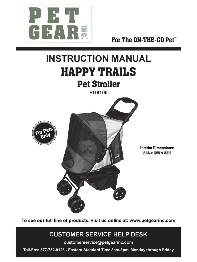 Pet Gear HAPPY TRAILS PG8100 instruction manual Pet Gear HAPPY TRAILS PG8100 instruction manual