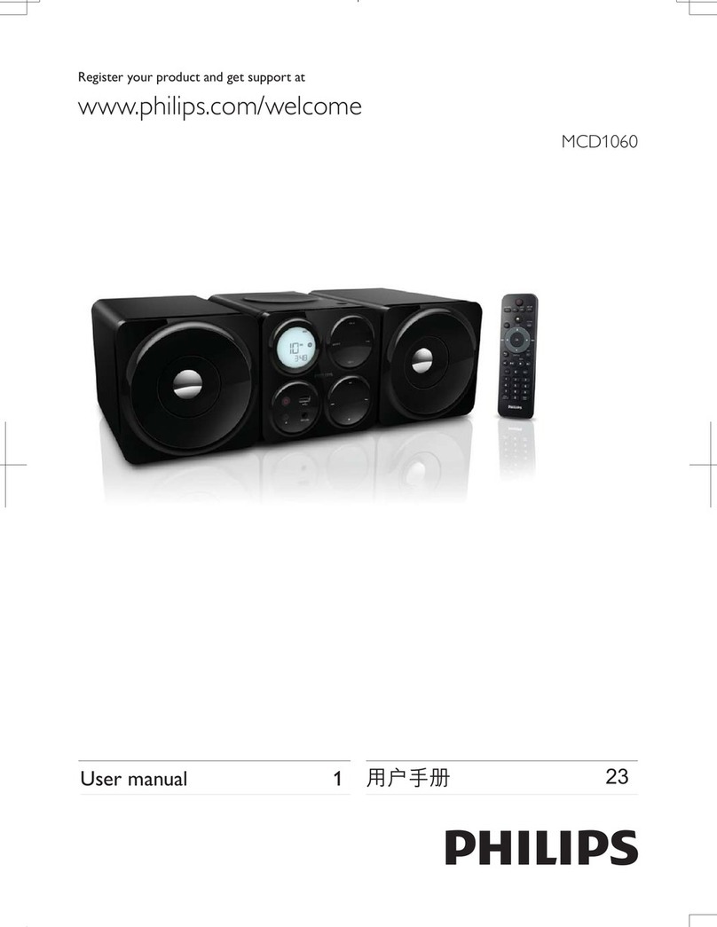 Philips MCD1060 User manual