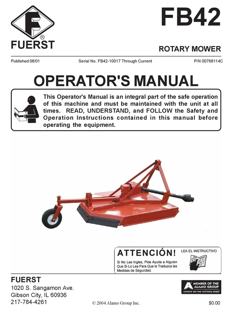 Fuerst FB42 Operator's manual