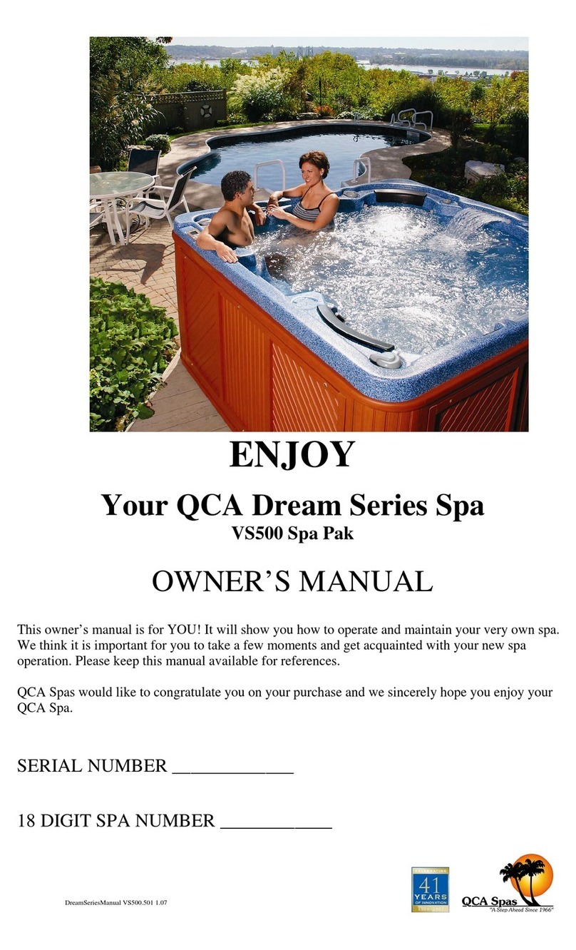 ENJOY VS500 Spa Pak owner's manual