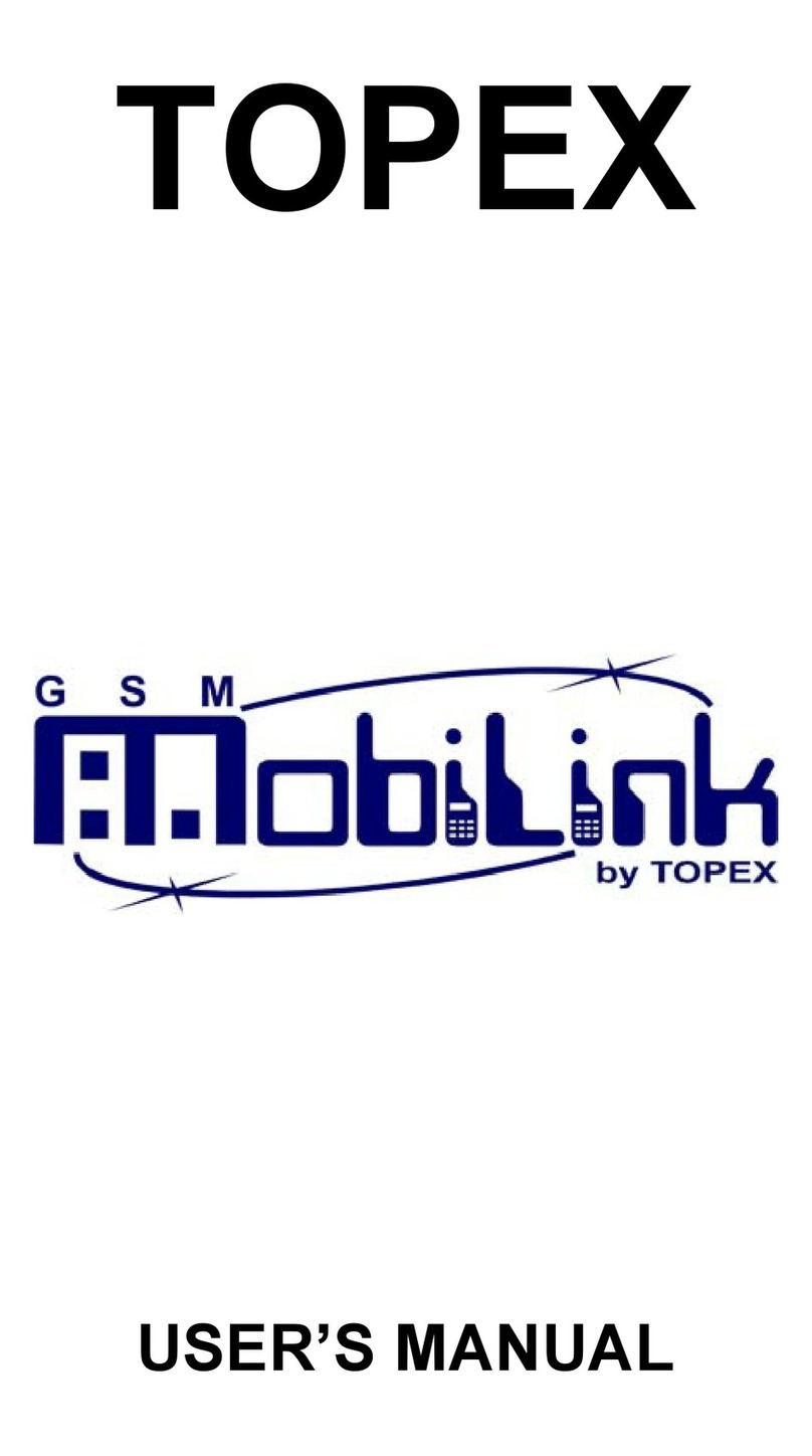 Topex MobiLink GSM user manual Topex MobiLink GSM user manual