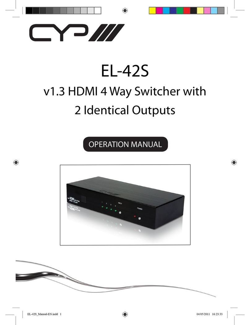 CYP EL-42S User manual