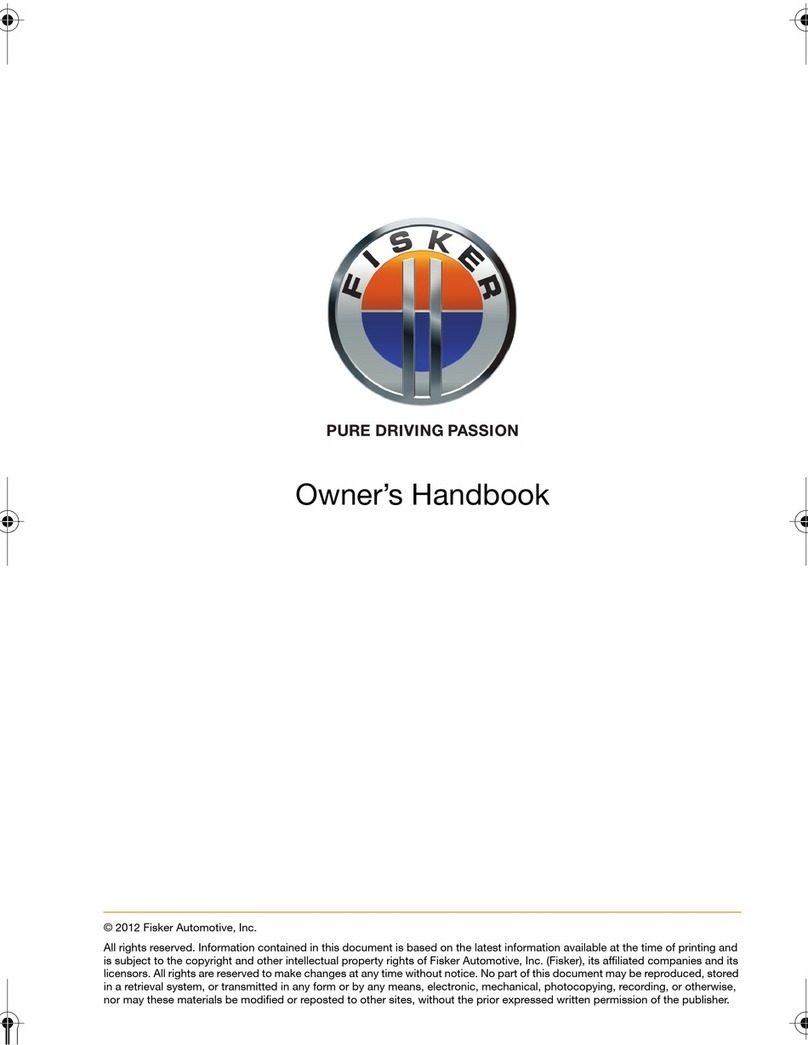 Fisker Karma 2012 Owner's handbook
