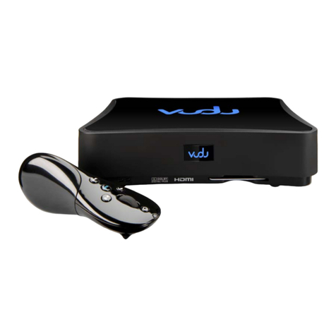 VUDU BX100 User manual