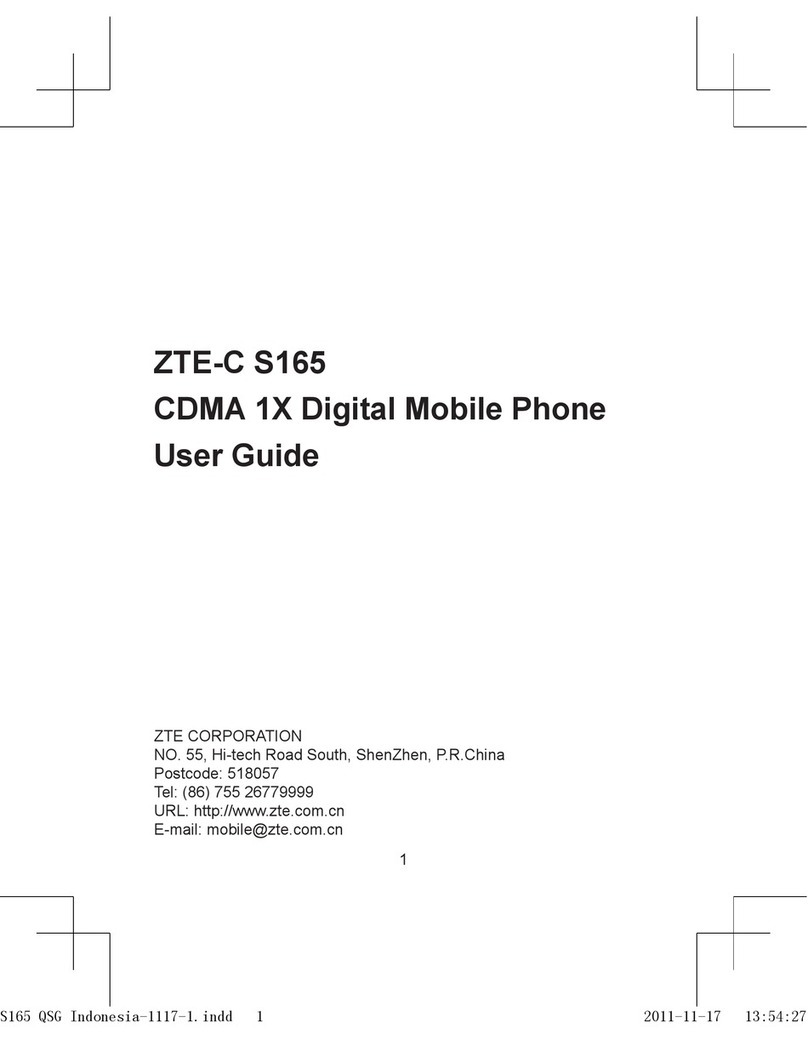Zte S165 user guide