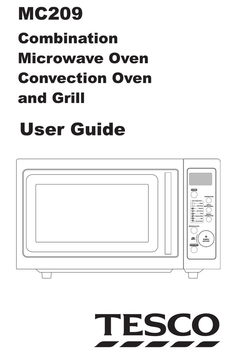 Tesco MC209 User manual